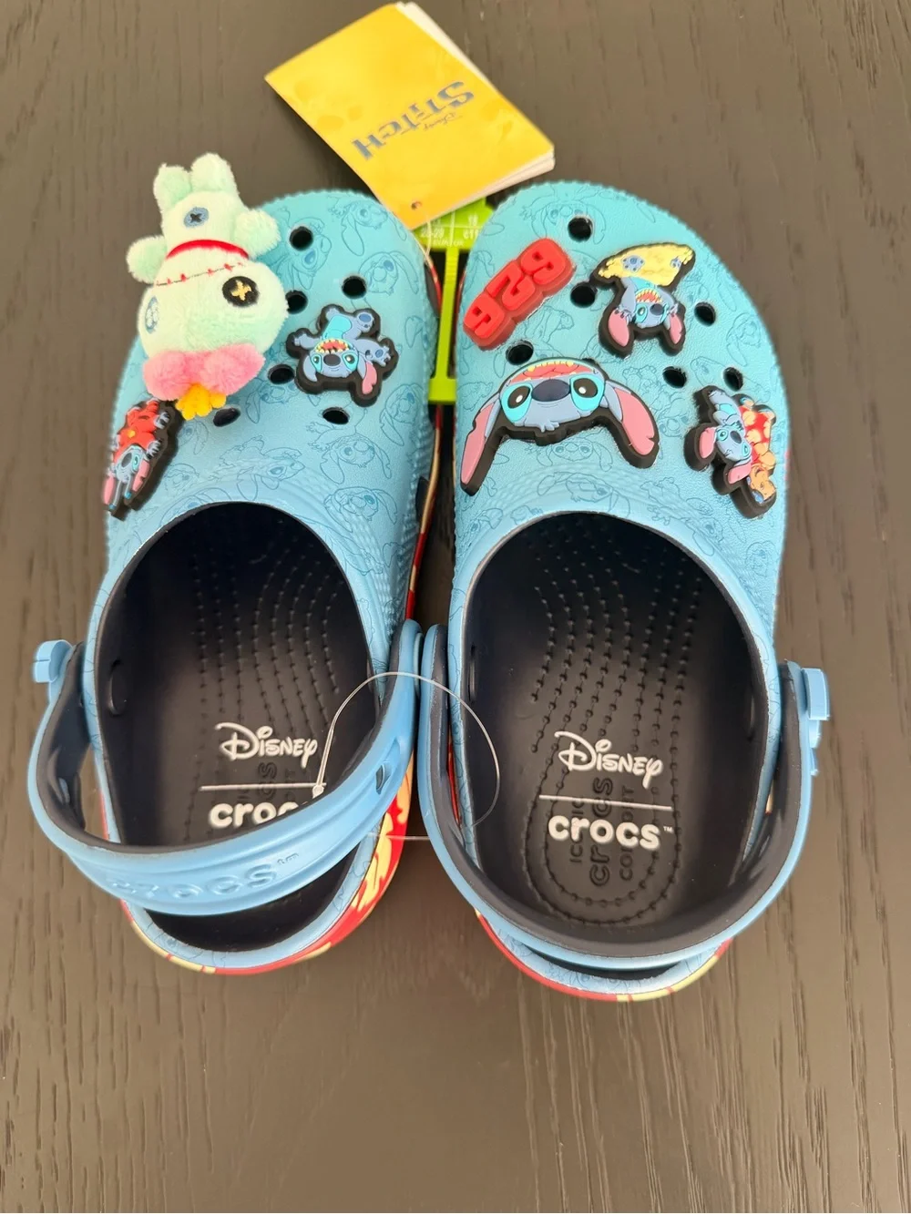 CROCS Kids Light Blue Lilo & Stitch Character Clogs with Jibbitz